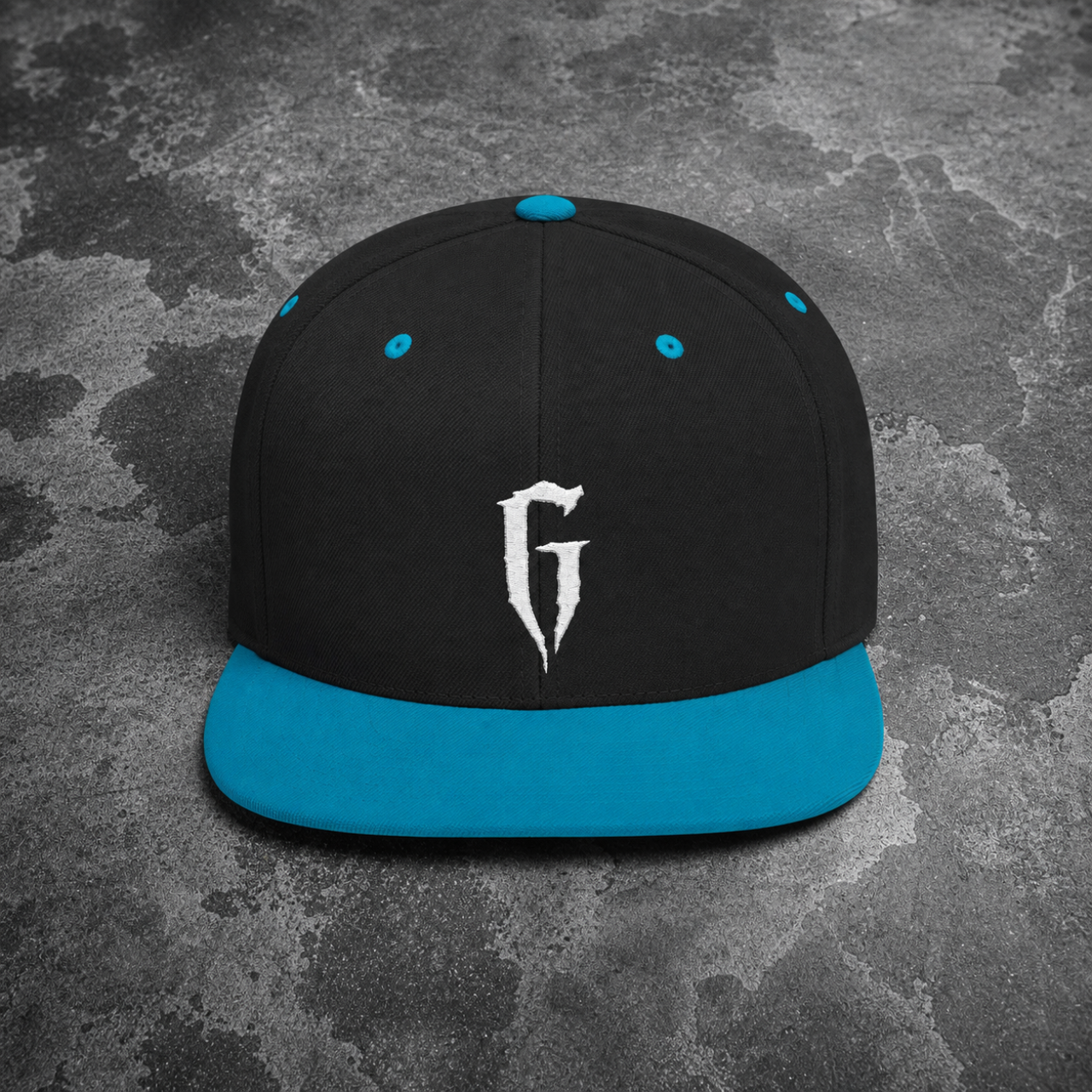 G Logo Flat Bill Snapback