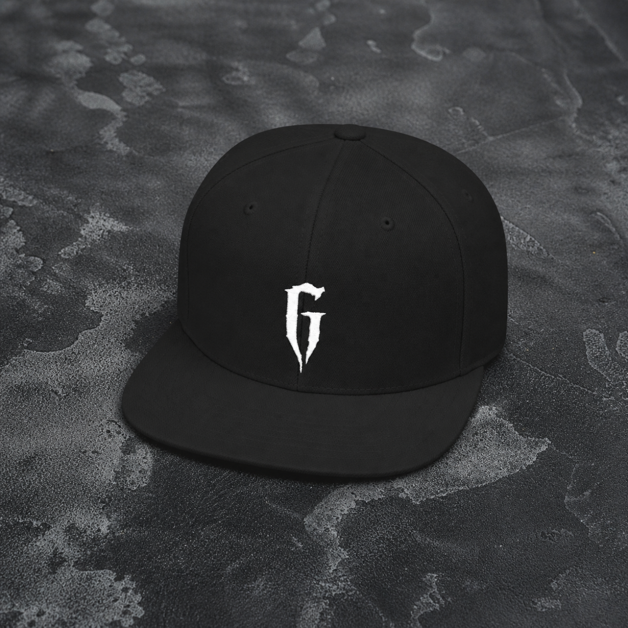 G Logo Flat Bill Snapback